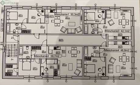 mieszkanie na wynajem 50m2 mieszkanie Józefosław, Geodetów