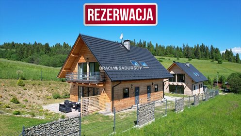 Dwa nowoczesne domy drewniane 368 m² w Łapszach Wyżnych dom Łapsze Wyżne, Widokowa