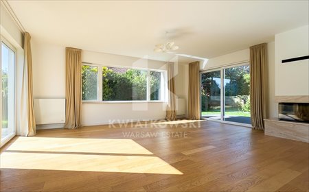 Przestronny dom 300 m² z ogrodem, kominkiem i garażem dom Warszawa, Wilanów, Uprawna