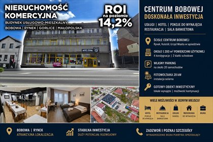 Inwestycyjny budynek usługowo-mieszkalny w centrum Bobowej lokal użytkowy Bobowa, Rynek