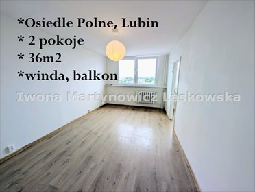 Funkcjonalne 2-pokojowe mieszkanie z pięknym widokiem mieszkanie Lubin, Polne