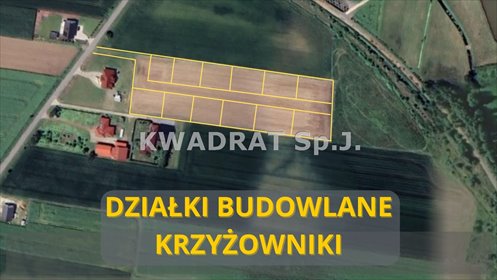 działka na sprzedaż 1000m2 działka Krzyżowniki