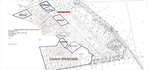 działka na sprzedaż 1038m2 działka Okmiany