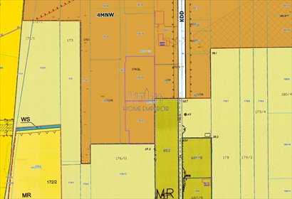 Polecam działki 1595 m² w Borzęcinie Dużym z planem pod zabudowę jednorodzinną działka Borzęcin Duży, Relaksowa