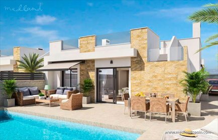 Stylowa villa z basenem i solarium w San Fulgencio dom San Fulgencio