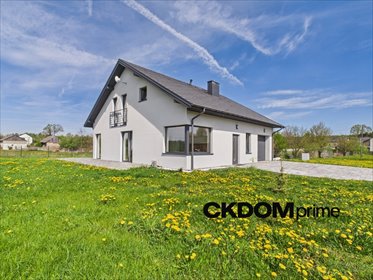 Nowoczesny dom 189m2 z garażem i ogrzewaniem podłogowym dom Kawczyn, Kielecka