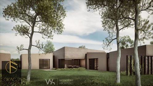 Nowoczesna parterowa rezydencja 305 m² w Chotowie dom Chotów