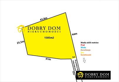 działka na sprzedaż 1585m2 działka Supraśl