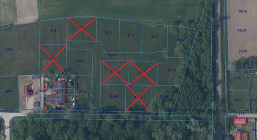 działka na sprzedaż 1000m2 działka Łazy