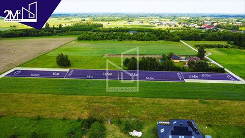 działka na sprzedaż 854m2 działka Zaleszany, Pilchów
