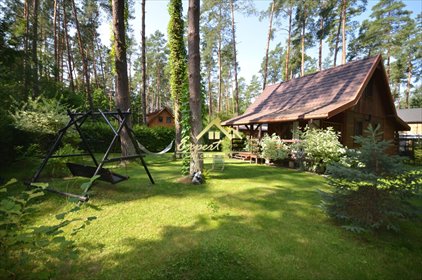 Domek letniskowy 66,5 m² w Małej Rusi - taras i infrastruktura dom Ostróda
