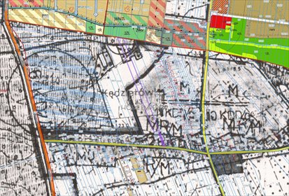 Działka pod zabudowę mieszkaniowo-usługową 9 565 m² działka Kędzierówka, Spacerowa