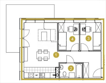 mieszkanie na sprzedaż 69m2 mieszkanie Młoszowa, Przy Trzebińskiej Granicy, Trzebińska