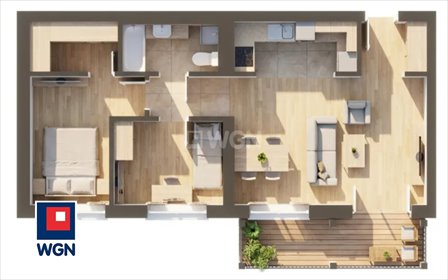 mieszkanie na sprzedaż 60m2 mieszkanie Głogów, Wojska Polskiego