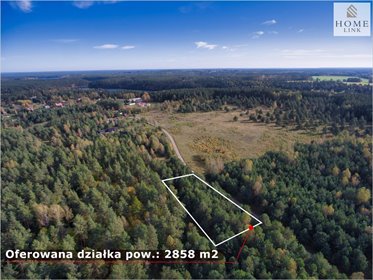 działka na sprzedaż 2858m2 działka Maróz