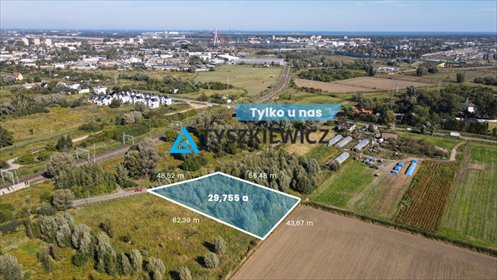 działka na sprzedaż 3001m2 działka Gdańsk, Olszynka, Niwki