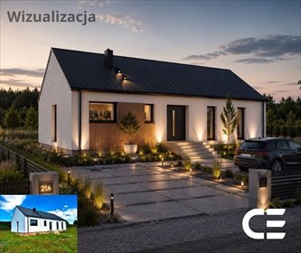 Nowoczesny dom parterowy 100 m² z dużą działką 1027 m² dom Sadków