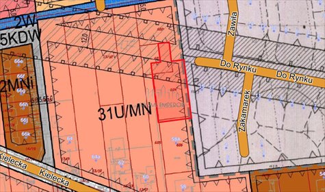 Sprzedam działkę 2545 m² z mediami i planem zabudowy działka Nowa Iwiczna, Kielecka