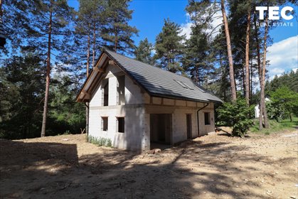 Nowoczesny dom 142 m² z własnym lasem (Baczyn) dom Mników, Baczyn
