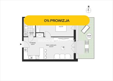 Nowoczesne 2-pokojowe mieszkanie z balkonem w Krakowie polecam mieszkanie Kraków, Podgórze, Rybitwy, Bukowa
