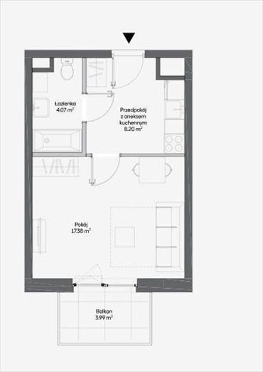 mieszkanie na sprzedaż 30m2 mieszkanie Warszawa, Włochy, Raków, Fajansowa