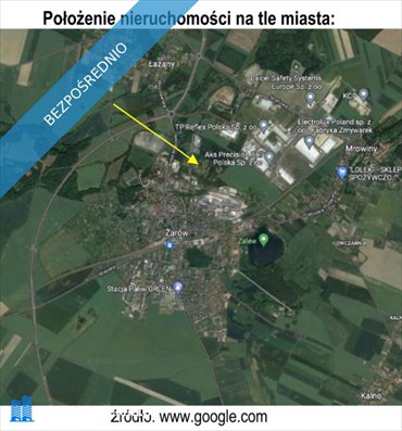 działka na sprzedaż 26612m2 działka Żarów, Armii Krajowej