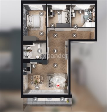 mieszkanie na sprzedaż 73m2 mieszkanie Kraków, Prądnik Biały, Zygmunta Glogera