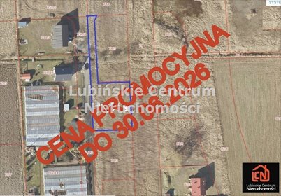 Działka budowlana 1204 m² z mediami, atrakcyjna oferta działka Lubin