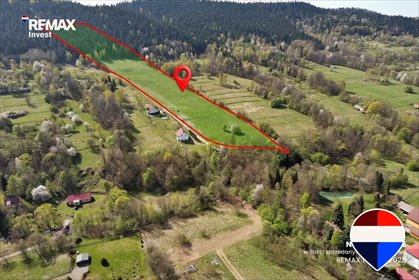 Działka 4,68 ha z lasem i widokami, inwestycja lub dom działka Las, Bacówka