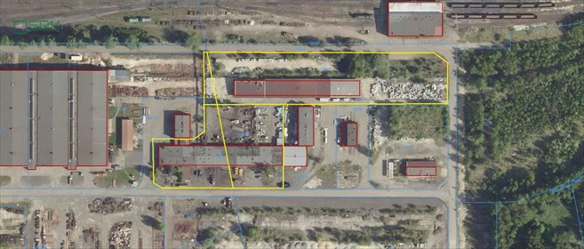 Na sprzedaż działka przemysłowa 14 221 m² z budynkami w Woli działka Wola, Wola, Kopalniana