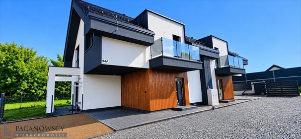 Nowoczesny dom bliźniak 154 m² (bez prowizji) w Zielonkach dom Zielonki