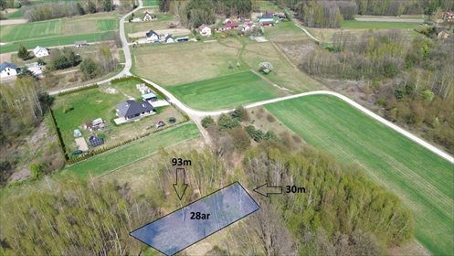 Działka 2800 m² z warunkami zabudowy i stawem działka Ocieka