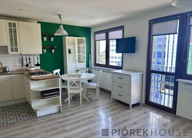 Przestronne studio z balkonem, klimatyzacją, polecam mieszkanie Warszawa, Śródmieście, Polna
