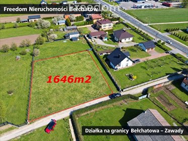 działka na sprzedaż 1646m2 działka Bełchatów
