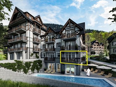 Apartament z 3 balkonami i panoramicznym widokiem na Karkonosze mieszkanie Szklarska Poręba, Szklarska Poręba Górna, Grottgera