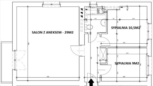 Na sprzedaż przestronne 3-pokojowe mieszkanie 57 m² w Mysłowicach mieszkanie Mysłowice, Śródmieście, Armii Krajowej