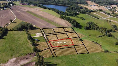Do sprzedania działka budowlana 1099 m² w Kamieniu działka Kamień, Łekno
