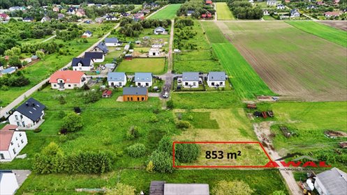 Działka pod dom jednorodzinny w Mieroszynie, 853 m² działka Mieroszyno, Orchidei