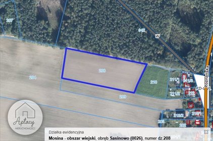 Działka rolna 13,9 ha w Sasinowie - bez prowizji! działka Sasinowo