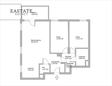 Sprzedam nowoczesne 3-pokojowe mieszkanie 67,72 m² w Piastowie mieszkanie Piastów, Stanisława Bodycha