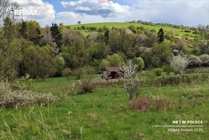 Działka rolna z widokami, strumykiem i dostępem do mediów działka Żywiec