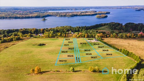 Działka 860 m² nad jeziorem Dadaj - polecam działka Rukławki