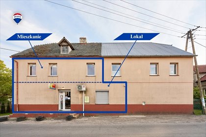 Lokal usługowy i mieszkanie do remontu w Wichowie 183 m² lokal użytkowy Wichów