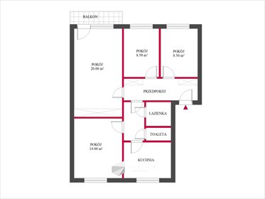 Sprzedam przestronne 4-pokojowe mieszkanie 75 m² w Łodzi mieszkanie Łódź, Radogoszcz, Nastrojowa