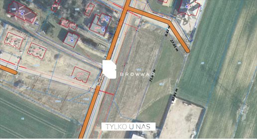 Działka budowlana pod dzierżawę Luboń, Nowiny 1 200m2 Foto 3