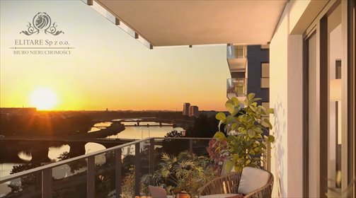 Nowoczesny 4-pokojowy apartament z widokiem na rzekę mieszkanie Wrocław, Psie Pole, Kleczków