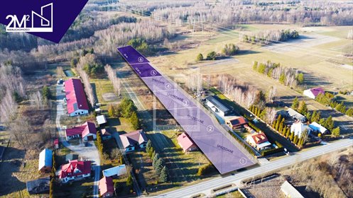 działka na sprzedaż 1267m2 działka Medynia Głogowska