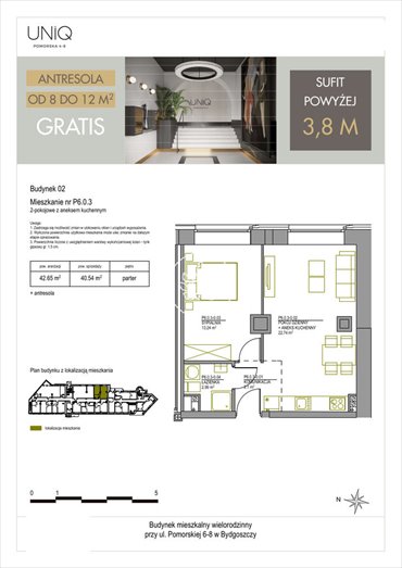 mieszkanie na sprzedaż 40m2 mieszkanie Bydgoszcz, Centrum, Pomorska