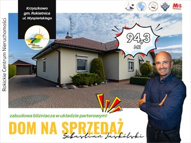 Solidny dom z kominkiem i pięknym ogrodem w Krzyszkowie dom Krzyszkowo, Wybickiego