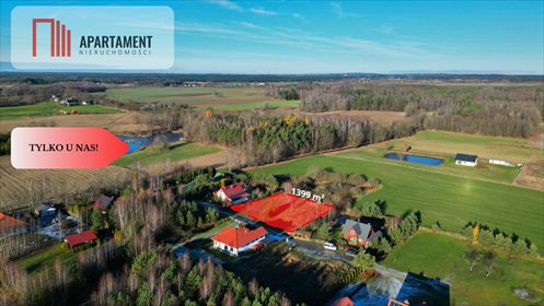 działka na sprzedaż 1399m2 działka Sobącz